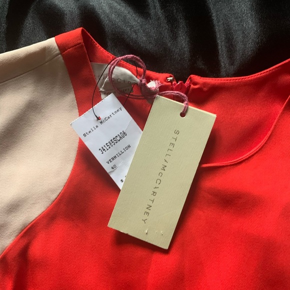 Stella McCartney Vermillion Cocktail Dress - Picture 9 of 13